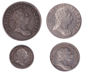 1784 MAUNDY SET GEORGE III