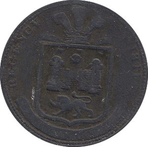1817 HALFPENNY TOKEN DUNHAM & YALOP