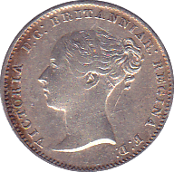 1848 FOURPENCE ( EF ) 8 OVER 6 - Fourpence - Cambridgeshire Coins