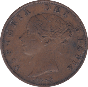 1854 HALFPENNY ( GF ) B - Halfpenny - Cambridgeshire Coins