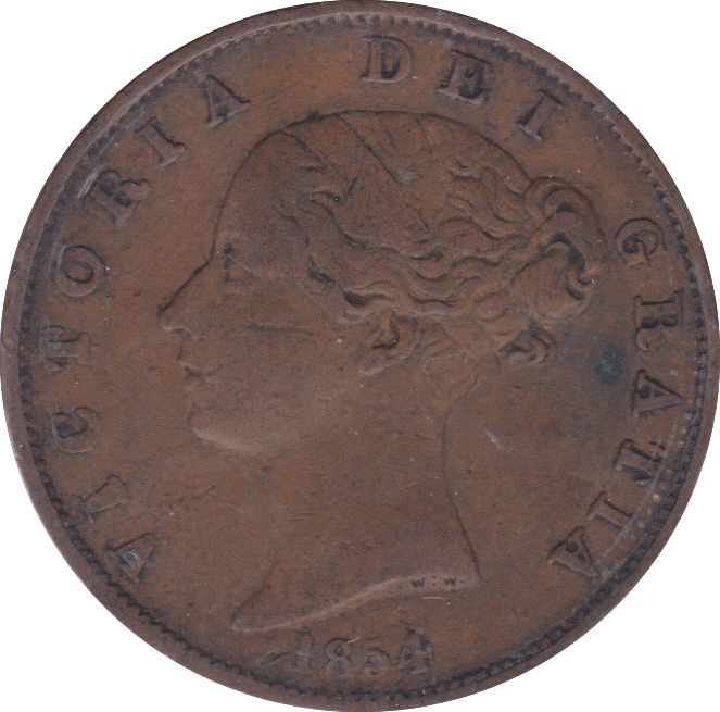 1854 HALFPENNY ( GF ) B - Halfpenny - Cambridgeshire Coins