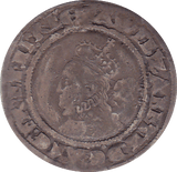 1568 ELIZABETH 1ST SILVER SIXPENCE  ( SPINK 2562 ) REF 28