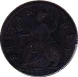 1750 HALFPENNY ( F )