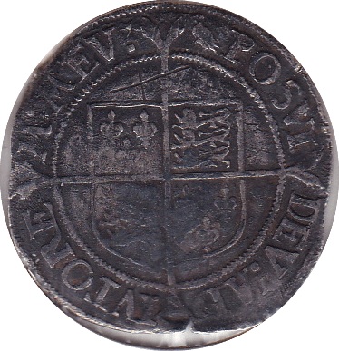 1559 - 60 ELIZABETH 1ST SILVER SHILLING  FIRST ISSUE ( SPINK 2549 ) 2A BUST REF 27