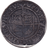 1559 - 60 ELIZABETH 1ST SILVER SHILLING  FIRST ISSUE ( SPINK 2549 ) 2A BUST REF 27