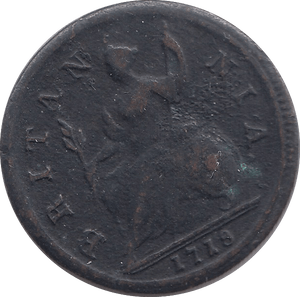 1718 HALFPENNY ( VF )