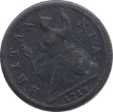 1718 HALFPENNY ( VF )