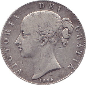 1845 CROWN ( GF ) CINQ B - Crown - Cambridgeshire Coins