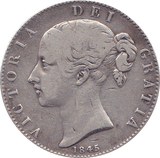 1845 CROWN ( GF ) CINQ B - Crown - Cambridgeshire Coins