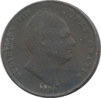 1834 PENNY (GF ) - Penny - Cambridgeshire Coins