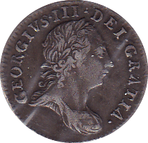 1763 MAUNDY THREEPENCE ( VF ) C
