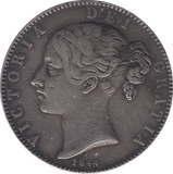 1844 CROWN ( GVF ) B - Crown - Cambridgeshire Coins