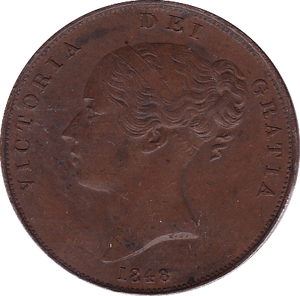 1848 PENNY ( EF ) - Penny - Cambridgeshire Coins