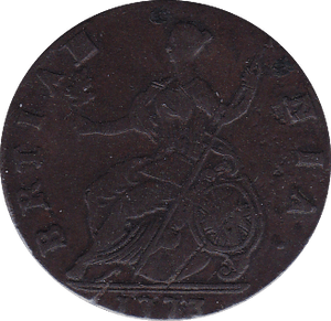 1773 HALFPENNY ( GVF ) B