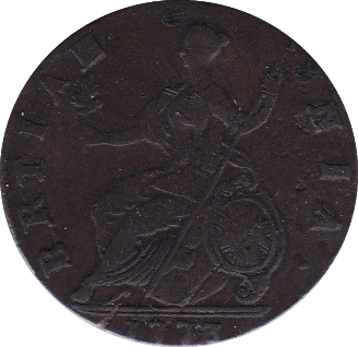 1773 HALFPENNY ( GVF ) B