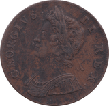 1729 HALFPENNY ( GVF )