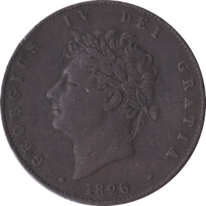 1826 HALFPENNY ( F ) C - Halfpenny - Cambridgeshire Coins