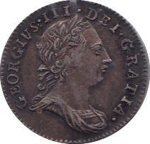 1762 MAUNDY THREEPENCE ( GVF ) B