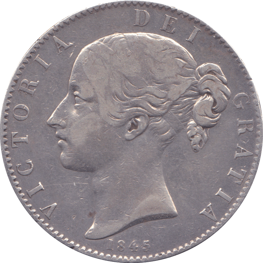 1845 CROWN ( GF ) CINQ E - Crown - Cambridgeshire Coins