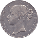 1845 CROWN ( GF ) CINQ E - Crown - Cambridgeshire Coins