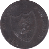 1791 GLASGOW HALFPENNY TOKEN