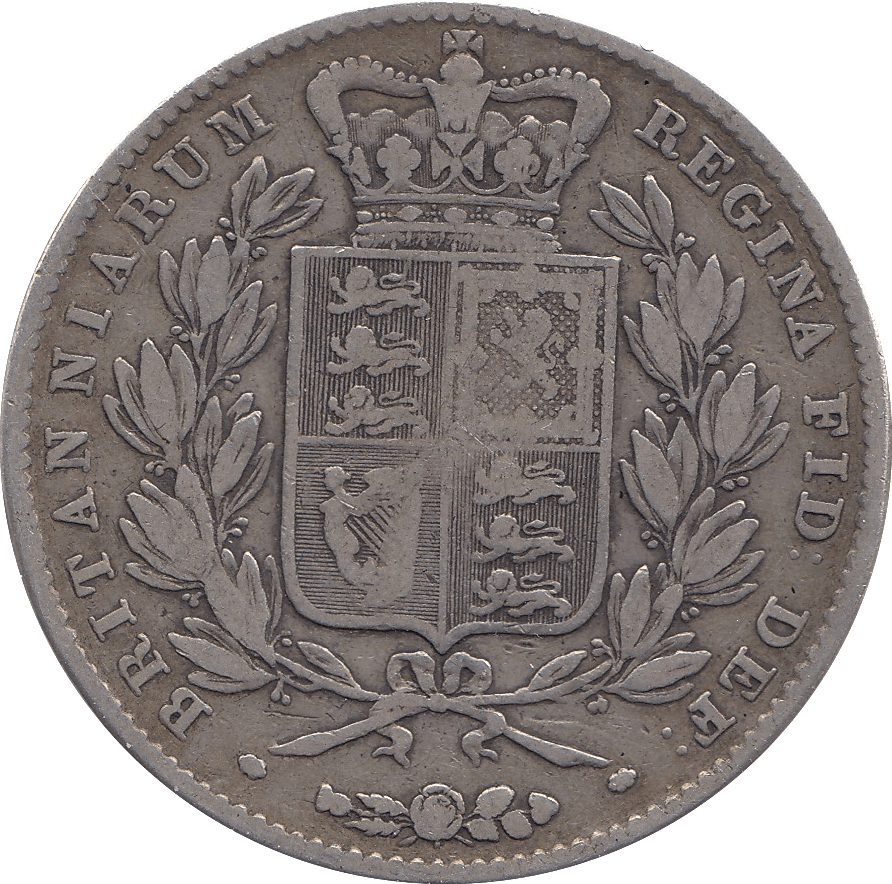 1844 CROWN ( GF ) CINQ C - Crown - Cambridgeshire Coins