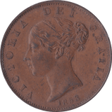 1853 HALFPENNY ( AUNC ) C - Halfpenny - Cambridgeshire Coins