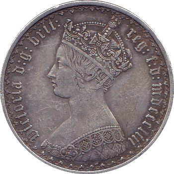 1853 FLORIN ( AEF ) - Florin - Cambridgeshire Coins
