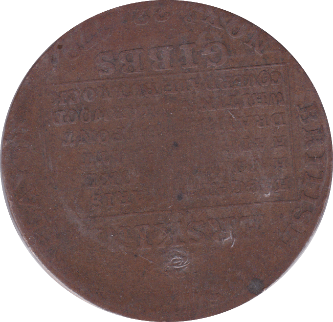 1792 HORNE COOKE HALFPENNY TOKEN