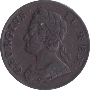 1753 HALFPENNY ( VF )
