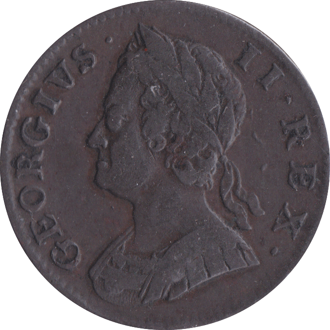 1753 HALFPENNY ( VF )