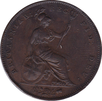 1847 PENNY ( EF ) - Penny - Cambridgeshire Coins