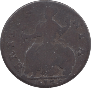 1736 HALFPENNY ( FAIR ) B