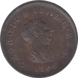 1806 HALFPENNY ( GVF ) A