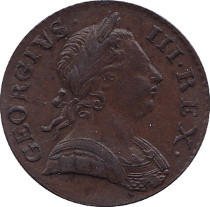1772 HALFPENNY ( EF )