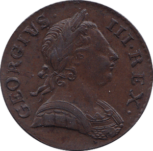 1772 HALFPENNY ( EF )