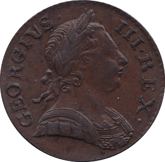 1772 HALFPENNY ( EF )