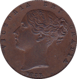 1838 FARTHING ( EF ) B - Farthing - Cambridgeshire Coins