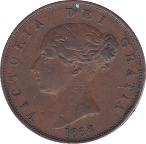 1853 HALFPENNY ( VF ) B - Halfpenny - Cambridgeshire Coins