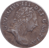 1763 MAUNDY THREEPENCE ( VF ) E