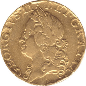1756 GOLD HALF GUINEA ( VF )