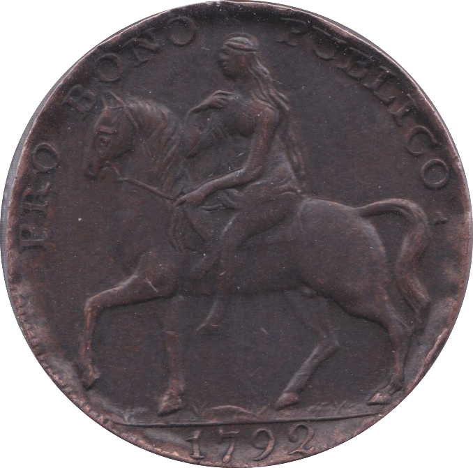 1792 HALFPENNY TOKEN COVENTRY B