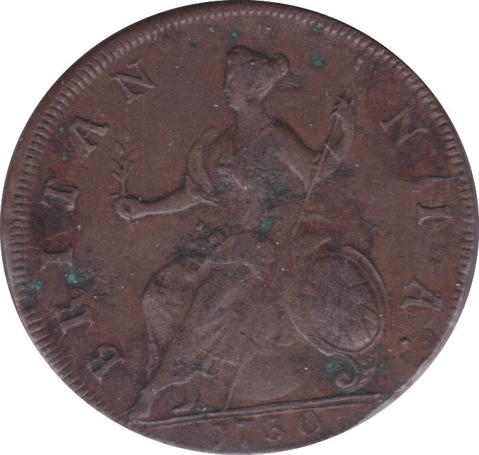 1730 HALFPENNY ( GF )