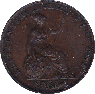 1853 HALFPENNY ( EF ) - Halfpenny - Cambridgeshire Coins