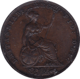 1853 HALFPENNY ( EF ) - Halfpenny - Cambridgeshire Coins