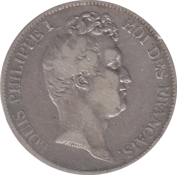 1831 SILVER FRANCE FIVE FRANCS - SILVER WORLD COINS - Cambridgeshire Coins