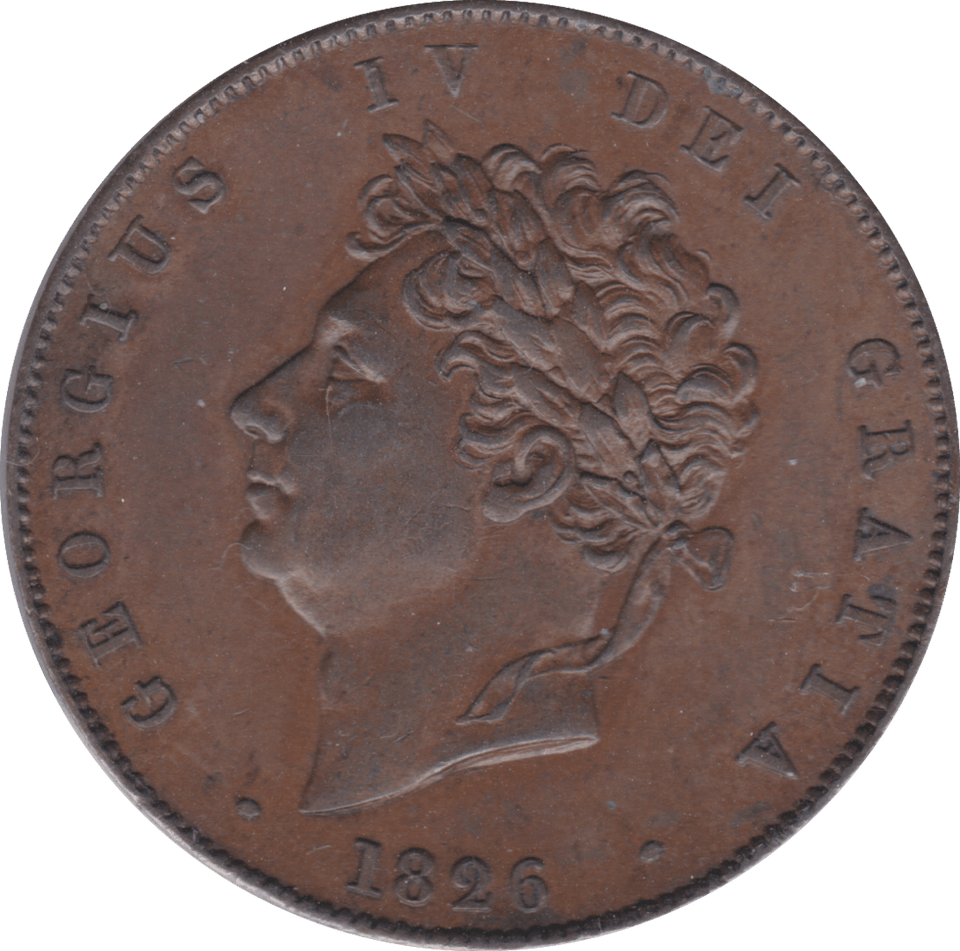 1826 HALFPENNY ( AUNC ) - Halfpenny - Cambridgeshire Coins