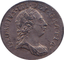 1768 MAUNDY THREEPENCE ( EF ) A