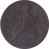 1753 HALFPENNY ( VF )