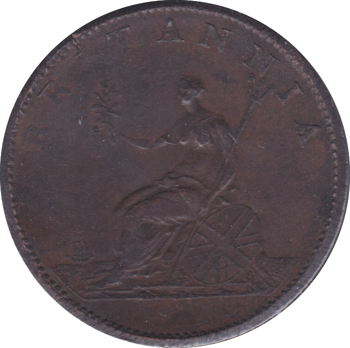 1806 HALFPENNY ( VF ) A